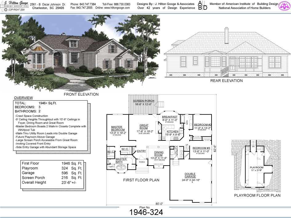 J. Hilton Googe Design Group, Inc. : Stock Plan #1946-324